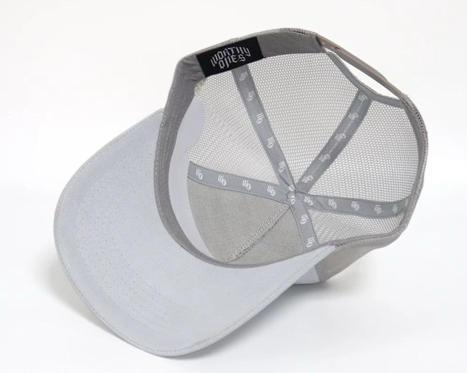 Worthy Ones Ice Blue Suede Trucker Hat